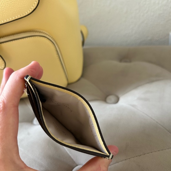 Kate Spade Kristi Flap Backpack & Madison Slim Card Holder Butter - Picture 9 of 11